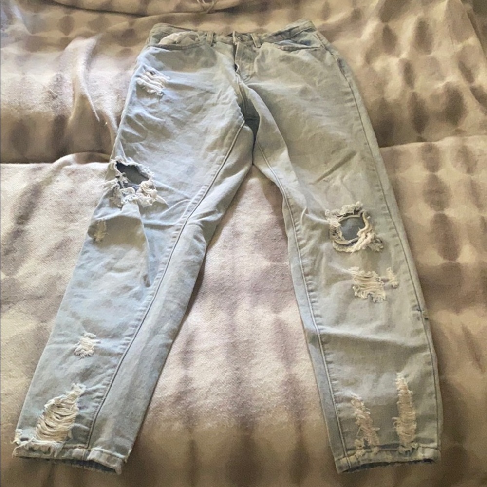 Distressed, Light Wash, Riot JEANS